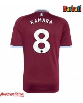 Aston Villa Boubacar Kamara #8 Tricou Fotbal Replică 2026-27 Barbati Acasa Aston Villa Boubacar Kamara #8 Tricou Fotbal Replică 2026-27 Barbati Acasa